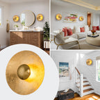 Gold Natural Brass Wall Sconce | SKU 81010000087728 | A81010000087728 (7).jpg