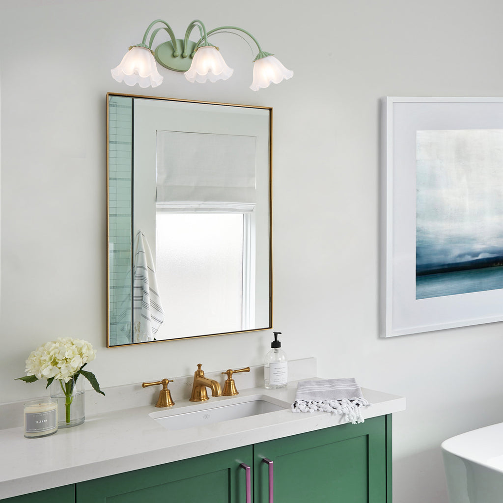 White Sage Green Frosted Glass Ceramic 3-Light Wall Sconce | SKU 81010000087808 | A81010000087808 (5).jpg