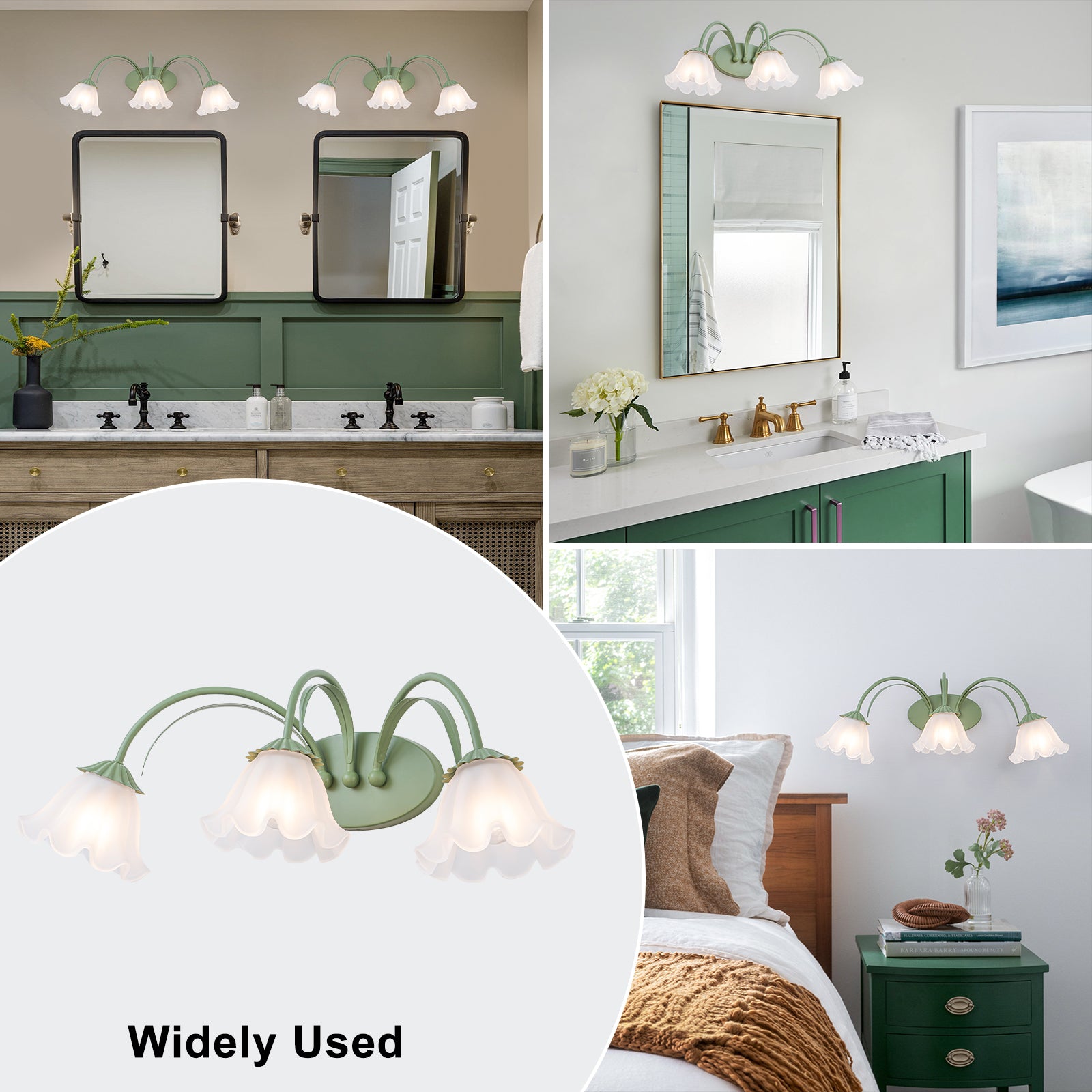 White Sage Green Frosted Glass Ceramic 3-Light Wall Sconce | SKU 81010000087808 | A81010000087808 (6).jpg