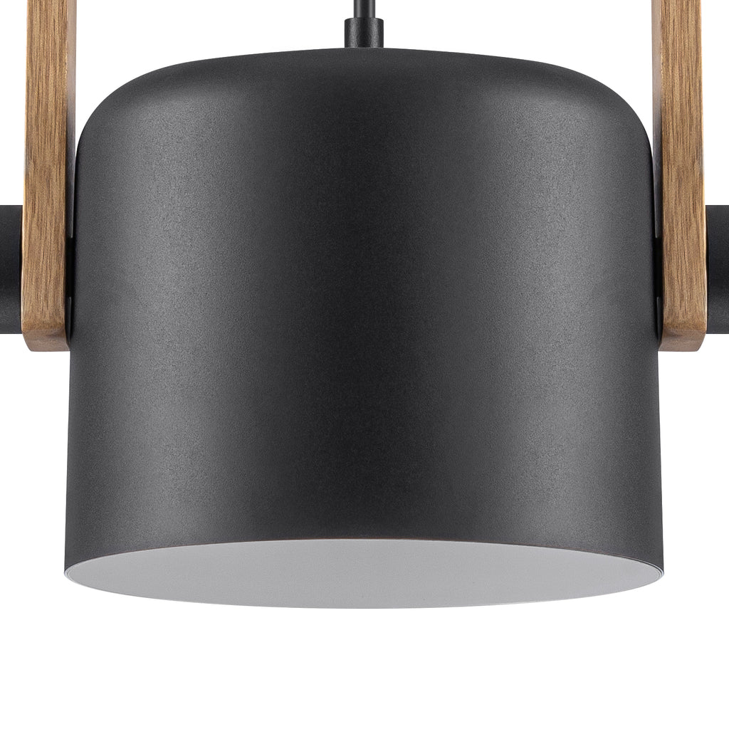 Matte Black White Wood Single Pendant Light | SKU 81010000088688 | A81010000088688 (5).jpg