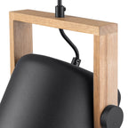 Matte Black White Wood Single Pendant Light | SKU 81010000088688 | A81010000088688 (6).jpg