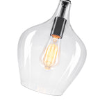 Matte Black Clear Glass Ceramic Single Pendant Light | SKU 81010000088868 | A81010000088868 (5).jpg