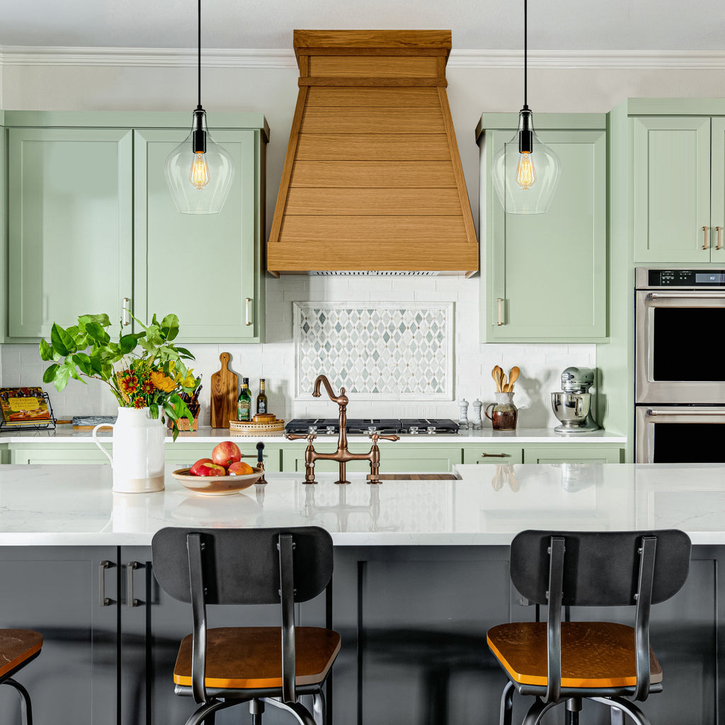 Matte Black Clear Glass Ceramic Single Pendant Light | SKU 81010000088868 | A81010000088868 (8).jpg