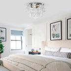 White Clear Glass Wood 3-Light Flush Mount Ceiling Light | SKU 81010000090058 | A81010000090058 (3).jpg