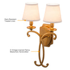 Gold Antique Brass Linen Wall Sconce | SKU 81010000090398 | A81010000090398 (4).jpg