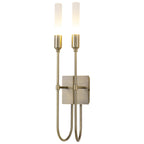 Antique Brass White Frosted Glass Acrylic 2-Light Wall Sconce | SKU 81010000090428 | A81010000090428 (14).jpg