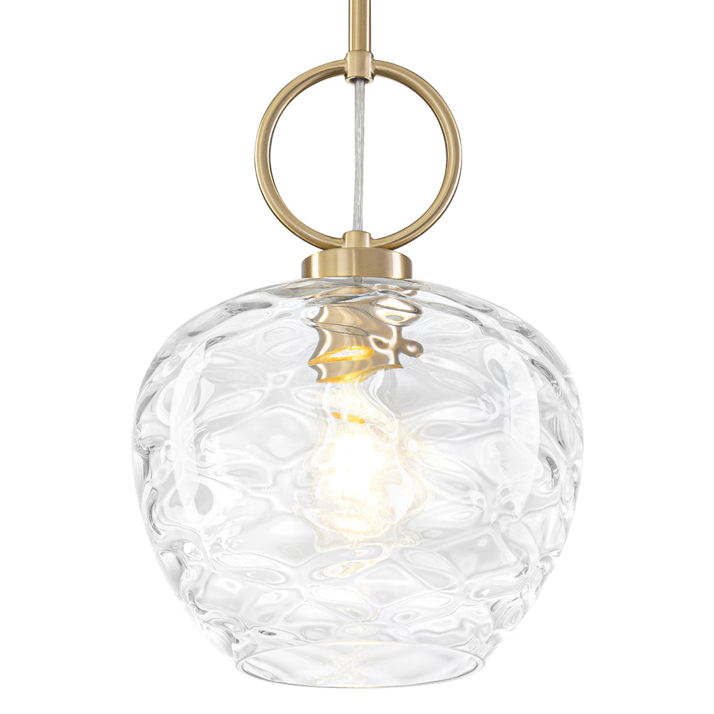 Natural Brass Light Brass Clear Glass Ceramic Single Pendant Light | SKU 81010000091488 | A81010000091488 (1).jpg