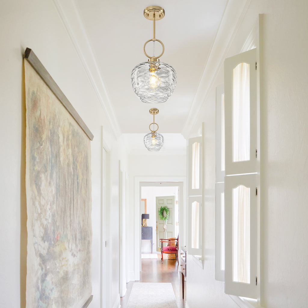 Natural Brass Light Brass Clear Glass Ceramic Single Pendant Light | SKU 81010000091488 | A81010000091488 (5).jpg