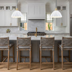 Natural Brass Matte White Ceramic Dome Pendant Light | SKU 81010000094758 | A81010000094758 (5).jpg