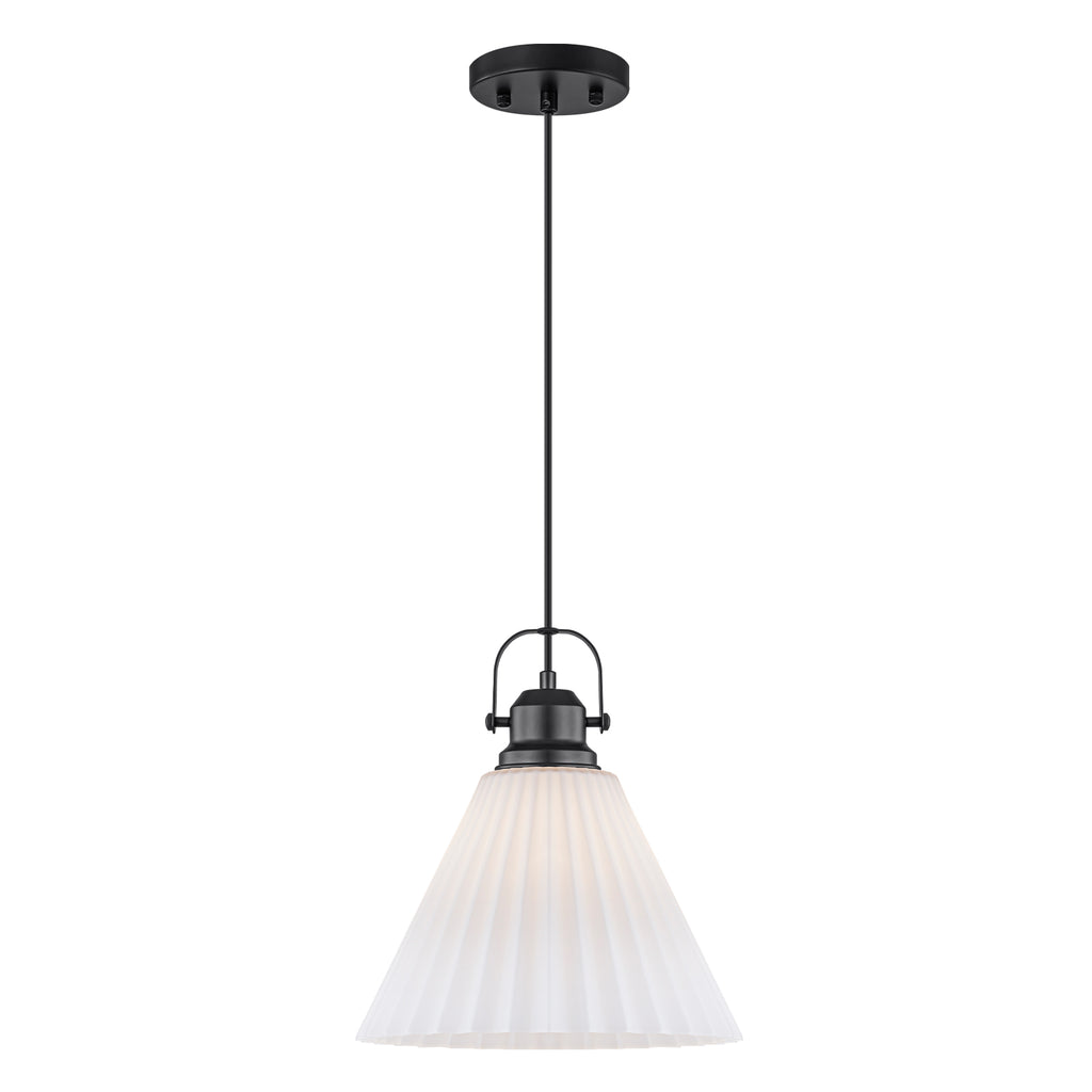 Matte Black White Ceramic Dome Pendant Light | SKU 81010000096418 | A81010000096418 (2).jpg
