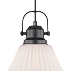 Matte Black White Ceramic Dome Pendant Light | SKU 81010000096418 | A81010000096418 (3).jpg