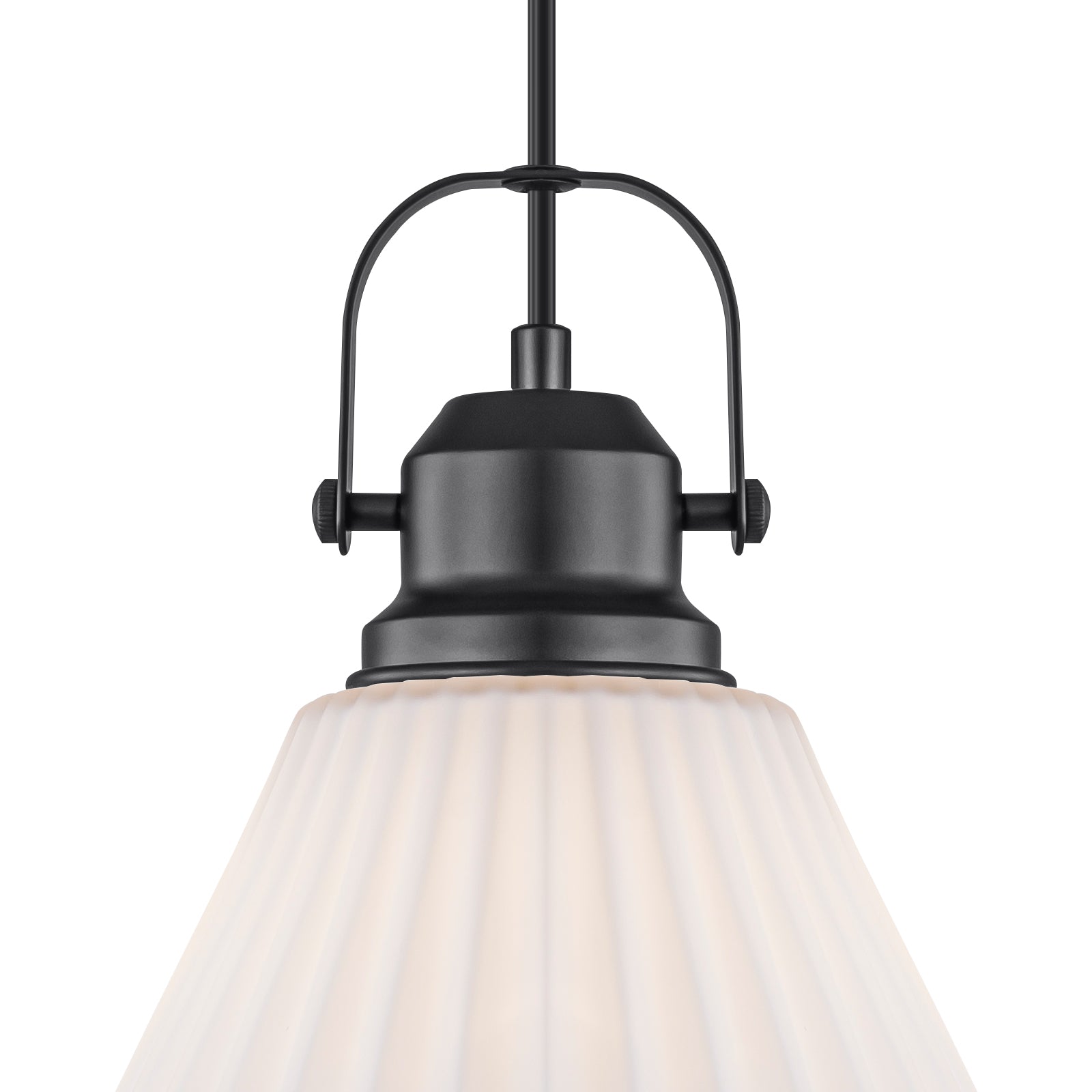 Matte Black White Ceramic Dome Pendant Light | SKU 81010000096418 | A81010000096418 (3).jpg
