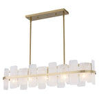 Natural Brass White Cloud Glass Ceramic 5-Light Kitchen Island Pendant | SKU 81010000100408 | A81010000100408 (15).jpg