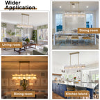 Natural Brass White Cloud Glass Ceramic 5-Light Kitchen Island Pendant | SKU 81010000100408 | A81010000100408 (7).jpg