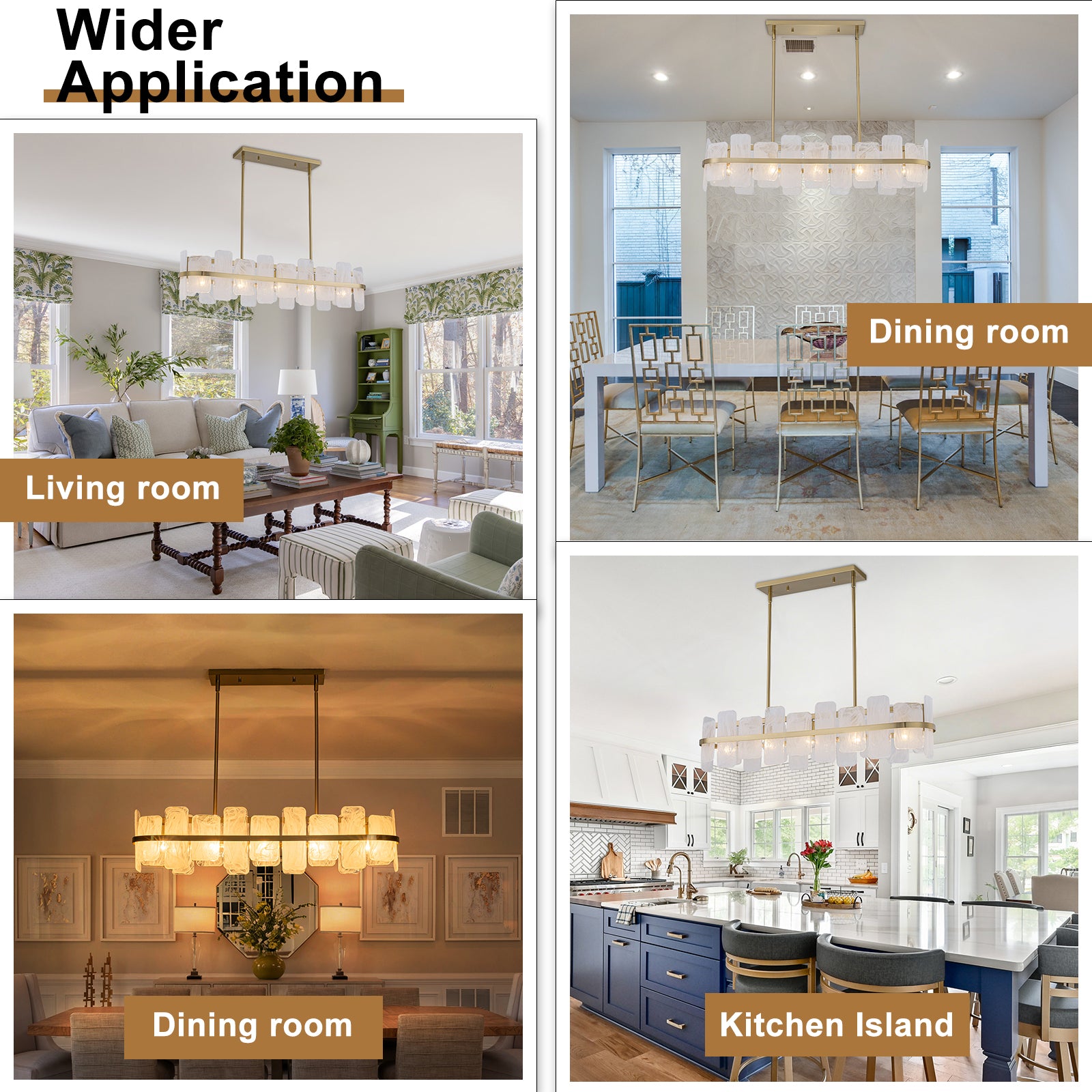 Natural Brass White Cloud Glass Ceramic 5-Light Kitchen Island Pendant | SKU 81010000100408 | A81010000100408 (7).jpg