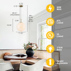 Antique Brass Matte White Clear Glass Ceramic Globe Pendant Light | SKU 81010000103468 | A81010000103468 (8).jpg