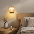 LED Wall Light with Clear-to-White Glass Globe Shade Dual Mount - product image 7 | Zenvolit