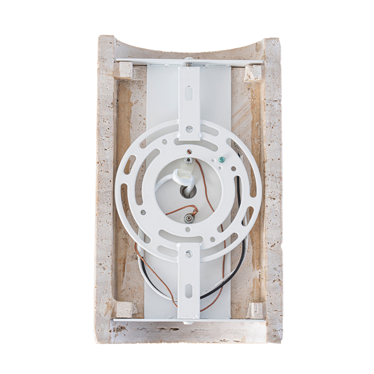 Travertine Dimmable LED Wall Sconce with Vertical Grooved Design - product image 14 | Zenvolit