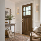Travertine Dimmable LED Wall Sconce with Vertical Grooved Design - product image 20 | Zenvolit