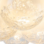 6-Light Modern Gradient Moon Glass Globe LED Chandelier Dimmable - product image 4 | Zenvolit