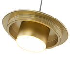 6-Light Modern Gradient Moon Glass Globe LED Chandelier Dimmable - product image 6 | Zenvolit