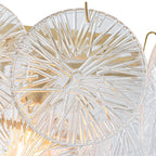 5-Light Modern Linear Chandelier with Sunflower Glass Petals - product image 16 | Zenvolit