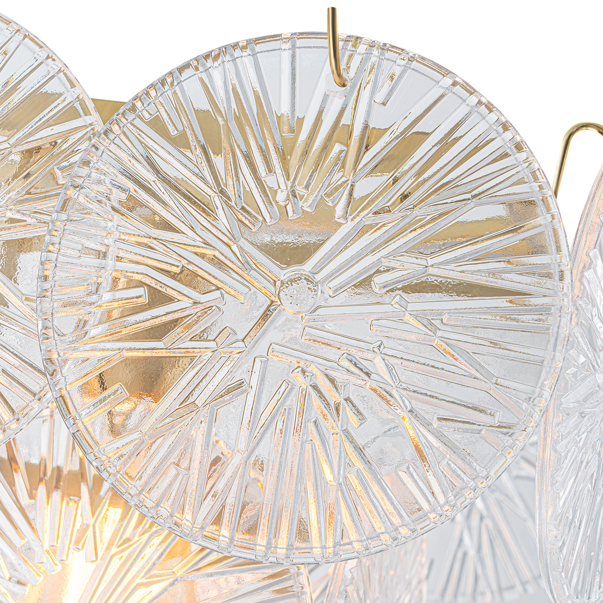 5-Light Modern Linear Chandelier with Sunflower Glass Petals - product image 16 | Zenvolit