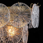 5-Light Modern Linear Chandelier with Sunflower Glass Petals - product image 18 | Zenvolit