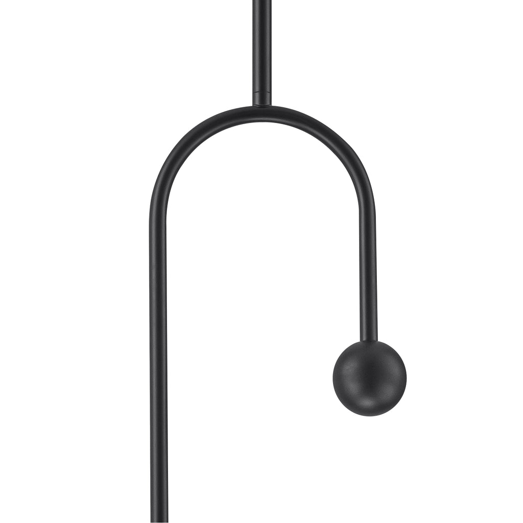Black Dual Globe LED Pendant Light Dimmable Modern Hanging Fixture - product image 6 | Zenvolit