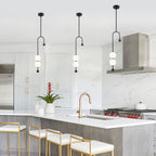 Black Dual Globe LED Pendant Light Dimmable Modern Hanging Fixture - product image 10 | Zenvolit