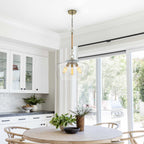 Modern 3-Light Clear Glass Pendant Chandelier for Kitchen Dining Room - product image 15 | Zenvolit
