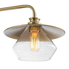 Modern 3-Light Linear Pendant Light with Clear Glass Lampshades - product image 14 | Zenvolit