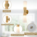 Rustic Rope Opal Glass Shade Wall Sconce with Up and Down Light - product image 15 | Zenvolit