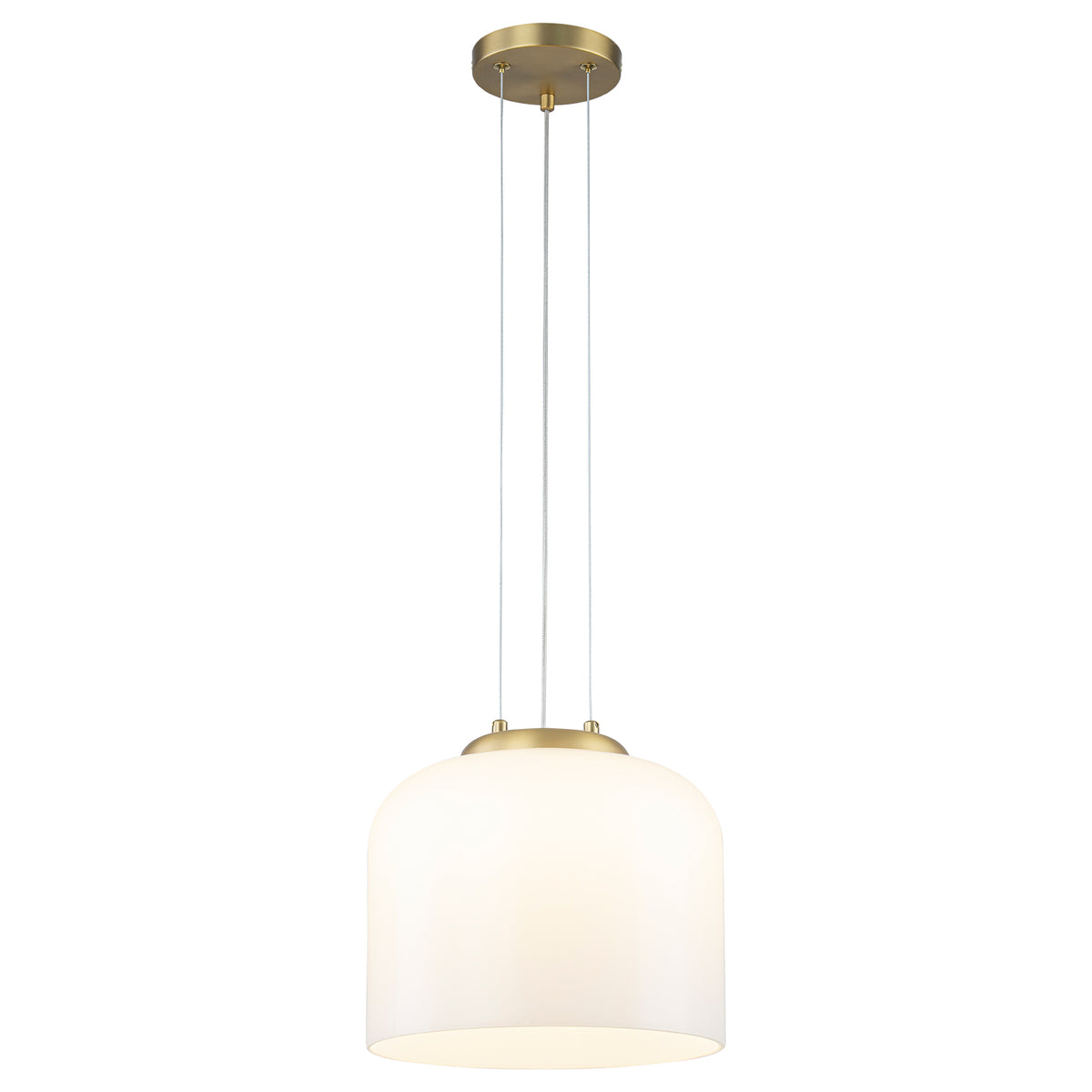 Single Light LED Pendant with Milky White Glass Shade Dimmable Modern - product image 15 | Zenvolit