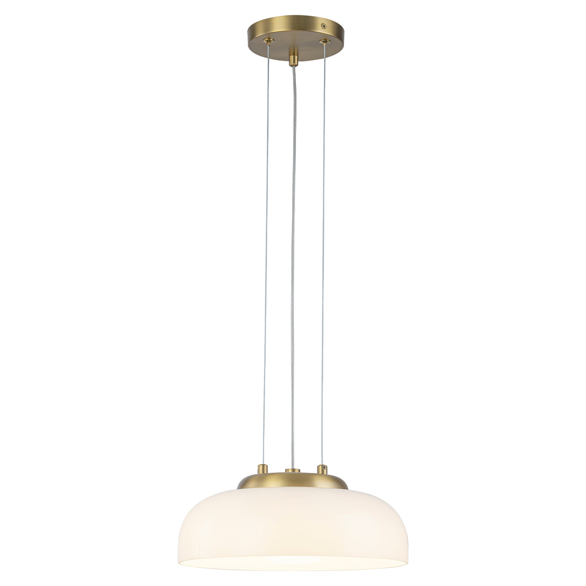 Single Light LED Pendant with Milky White Glass Shade Dimmable Modern - product image 16 | Zenvolit