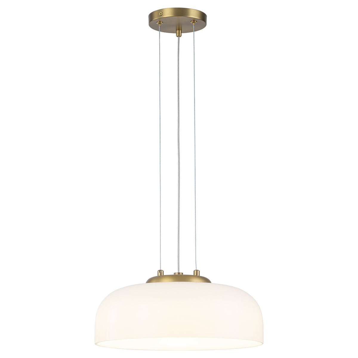 Single Light LED Pendant with Milky White Glass Shade Dimmable Modern - product image 14 | Zenvolit