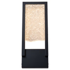 Black Metal Rectangular Water Pattern LED Dimmable Wall Sconce - product image 11 | Zenvolit