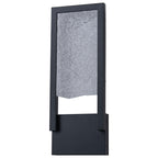 Black Metal Rectangular Water Pattern LED Dimmable Wall Sconce - product image 12 | Zenvolit