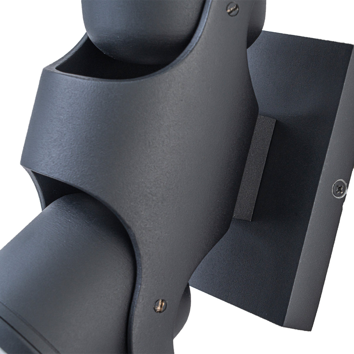 2-Light Black Outdoor Wall Sconce IP54 Up Down Light Patio Garage - product image 12 | Zenvolit