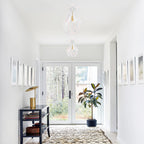Industrial Geometric Metal Pendant Light Hanging Kitchen Fixture
