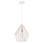 Industrial Geometric Metal Pendant Light Hanging Kitchen Fixture