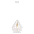 Industrial Geometric Metal Pendant Light Hanging Kitchen Fixture