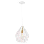 Industrial Geometric Metal Pendant Light Hanging Kitchen Fixture