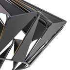 17.32 inch 1 Light Industrial Geometric Black Metal Flush Mount Ceiling Light with E26 Socket - product image 10 | Zenvolit