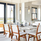 Modern 1-Light Brass Pendant Hammered Glass Shade Kitchen Lighting - product image 10 | Zenvolit