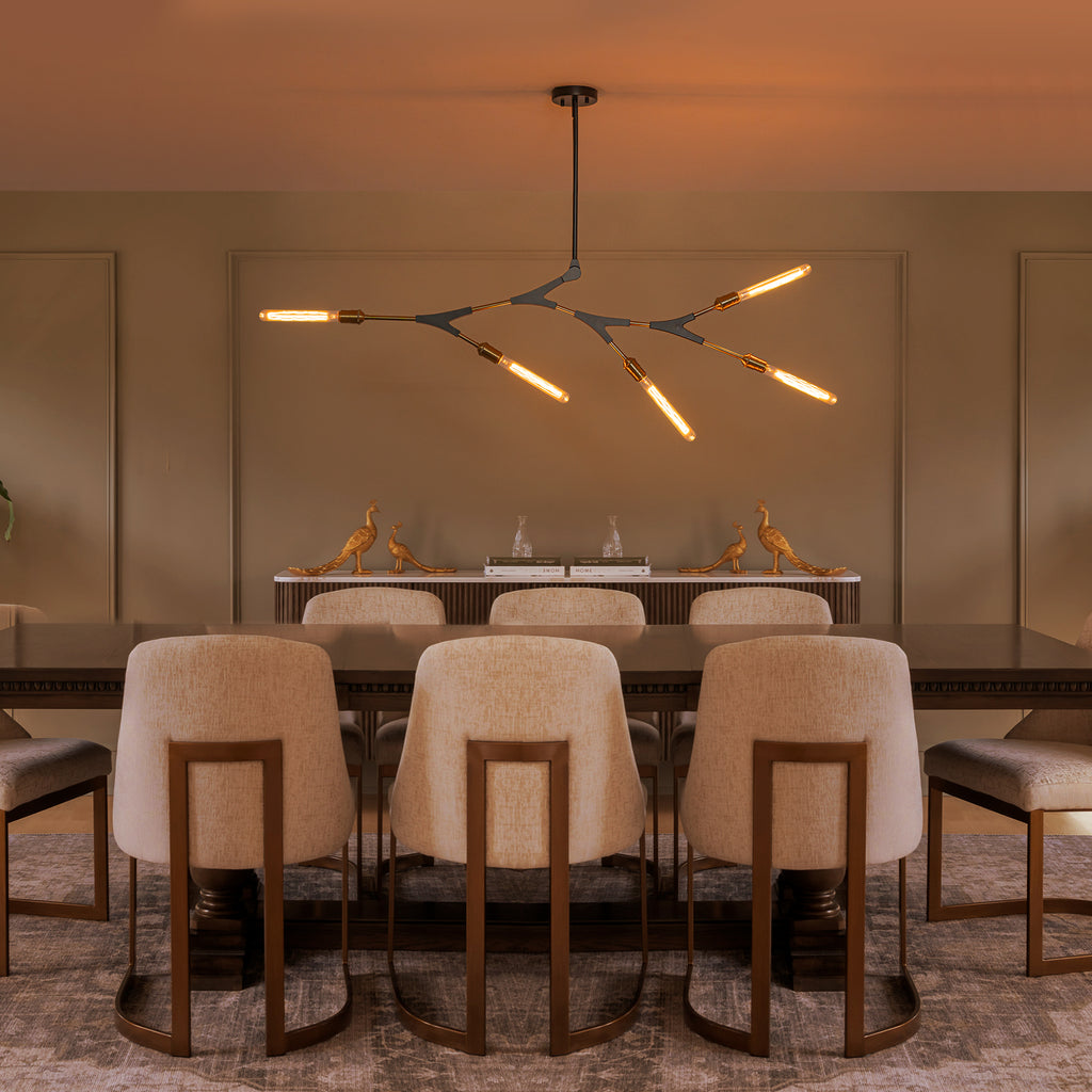 5-Light Modern Y-Shaped Branch Chandelier with Adjustable Swivel Mount - product image 11 | Zenvolit