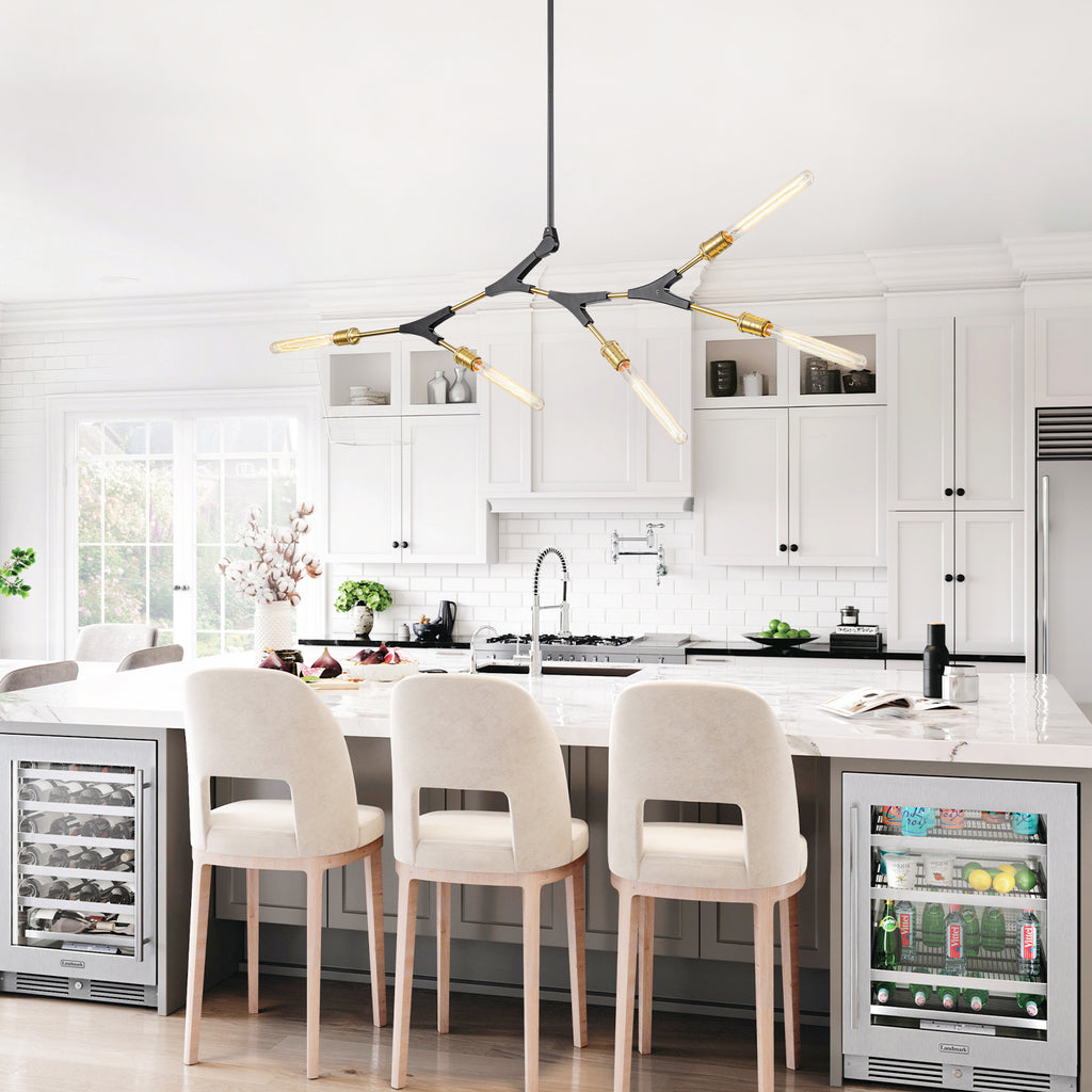 5-Light Modern Y-Shaped Branch Chandelier with Adjustable Swivel Mount - product image 12 | Zenvolit