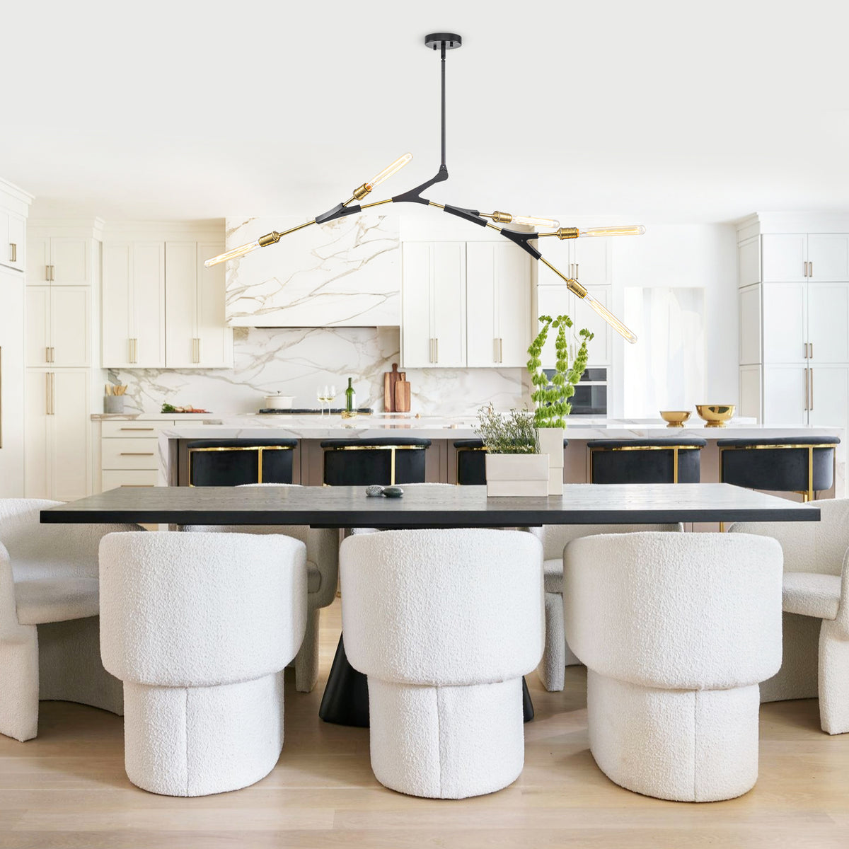 5-Light Modern Y-Shaped Branch Chandelier with Adjustable Swivel Mount - product image 13 | Zenvolit