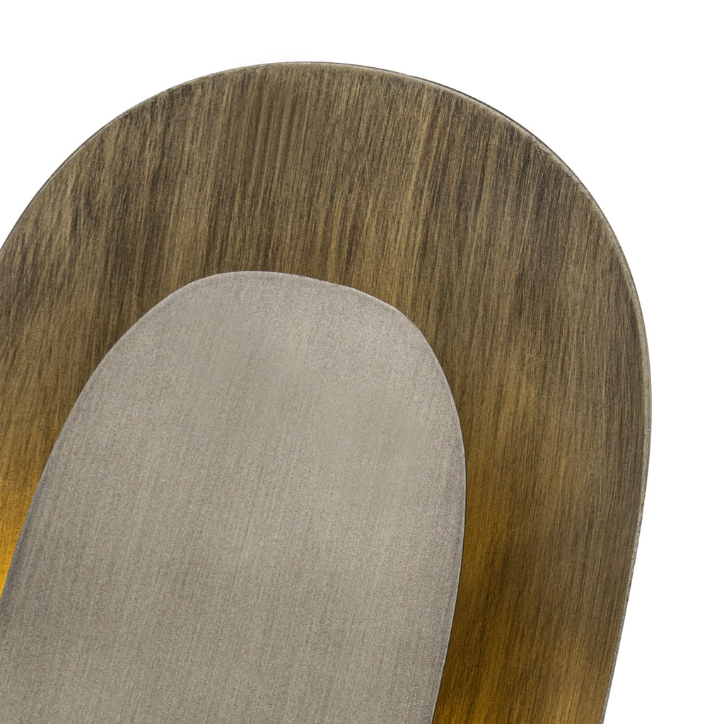 2-Light Vintage Elongated Shell-Shaped Metal Wall Sconce - product image 4 | Zenvolit