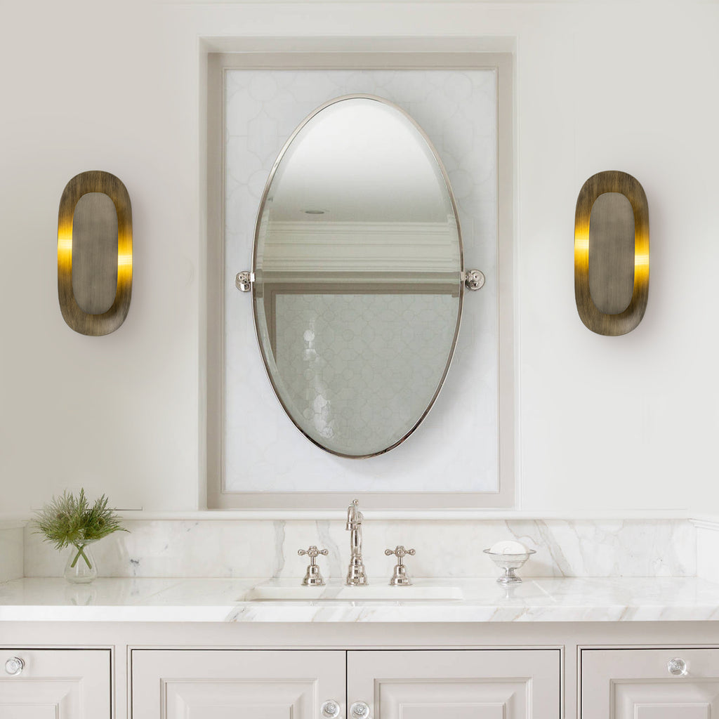 2-Light Vintage Elongated Shell-Shaped Metal Wall Sconce - product image 8 | Zenvolit